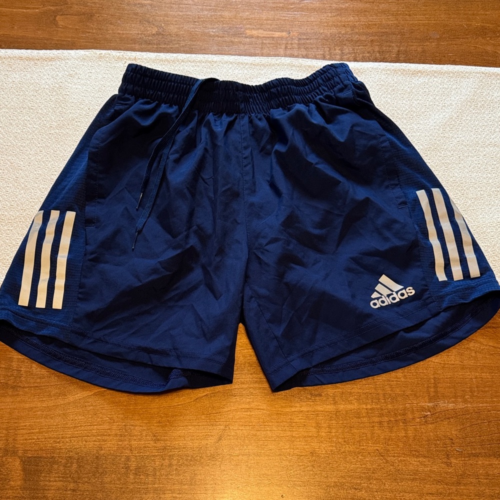 adidas Men's Athletic Shorts - Navy and White